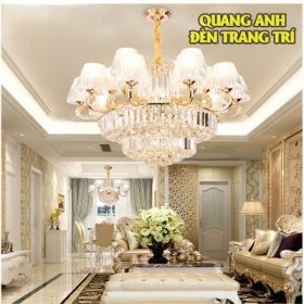ĐÈN CHÙM TÂN CỔ ĐIỂN NGỌC TẨM