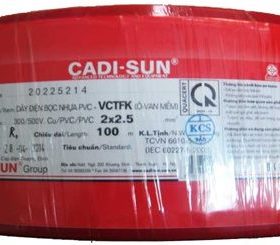 Dây dẹt 2 x 2,5 mm (mét)