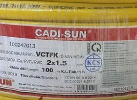 Dây dẹt 2 x 1,5 mm (mét)