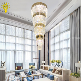 Đèn Chùm Thông Tầng Pha Lê TTT2