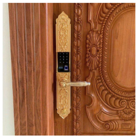 Khóa cửa tân cổ điển Kawa KDS05 đồng nguyên khối