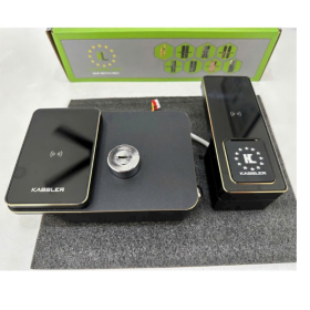 Khóa cửa cổng sắt Kassler KL579 CNC Viền Gold