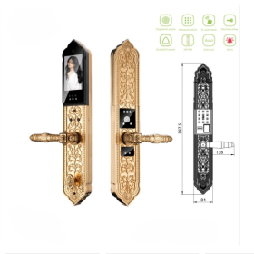 Khóa cửa vân tay tân cổ điển Kassler KL929F Pro, Face ID 3D