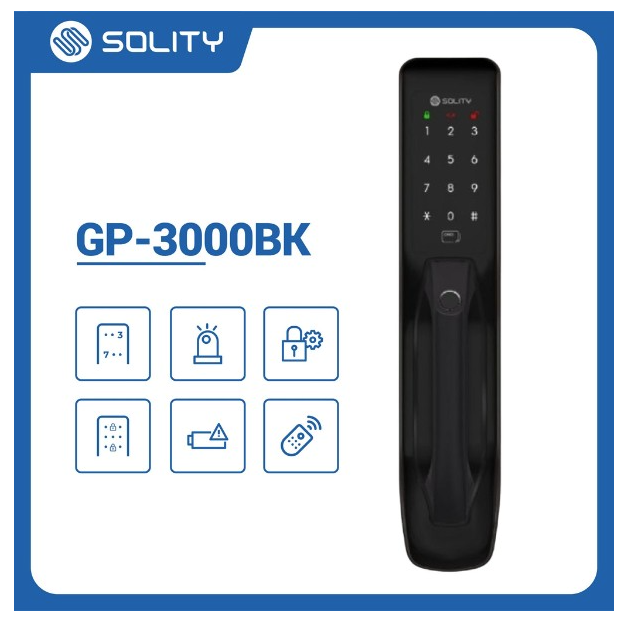 Khoá cửa Solity GP-3000BK