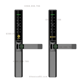 Khóa cửa vân tay cửa nhôm Hubert HB CN68