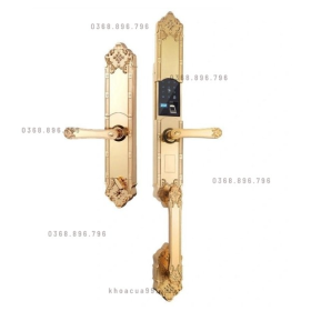 Khóa cửa vân tay đại sảnh Hubert HB DS77 GOLD